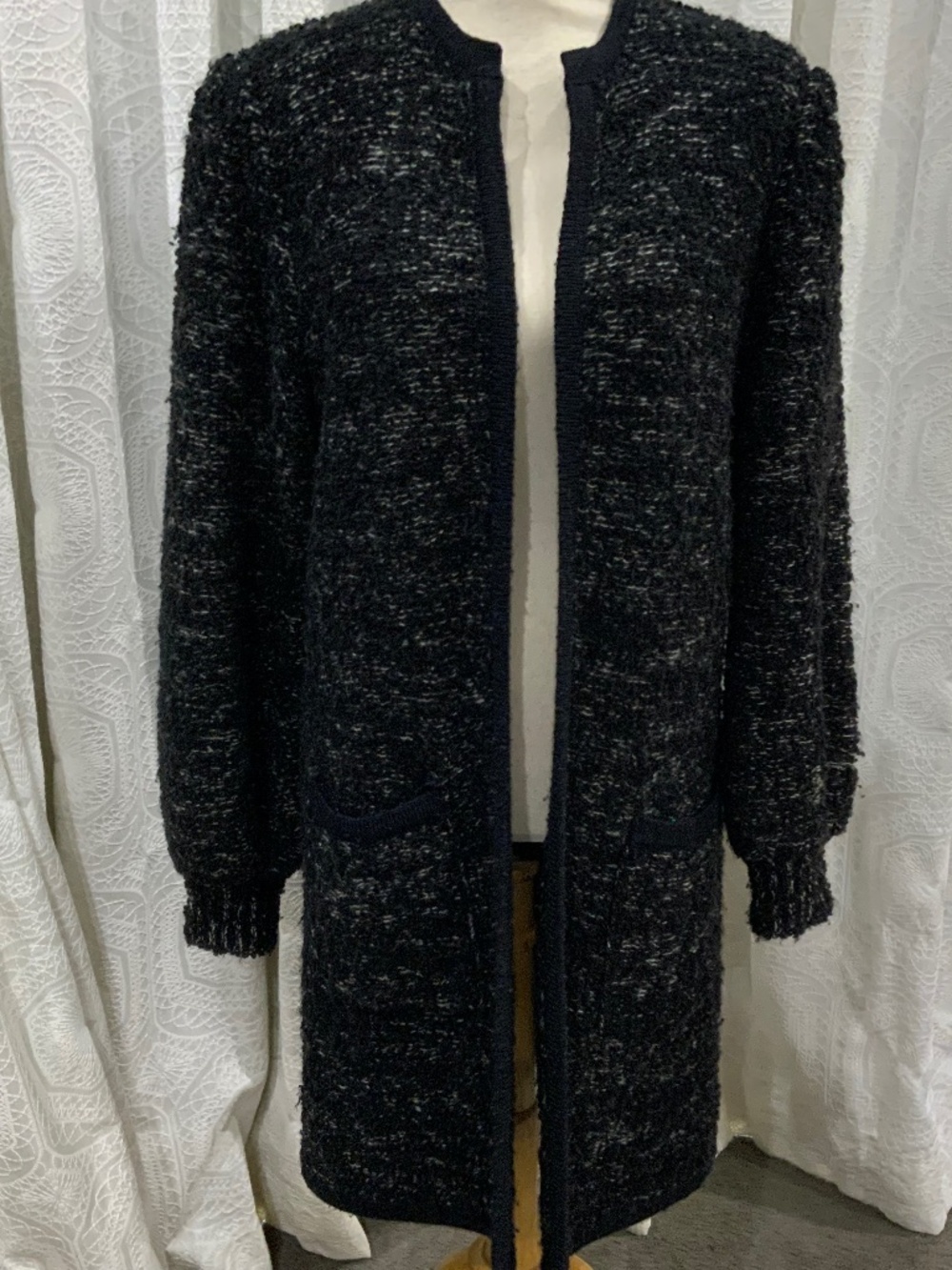 Black, Vintage Adele Joyce cardigan